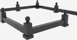 Гранитные ограды