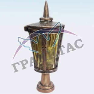 Лампада из бронзы - описание