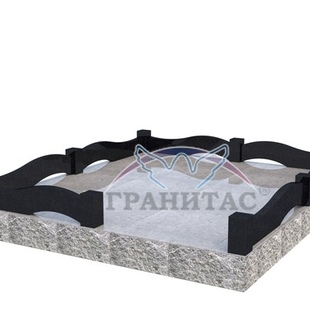 Гранитная ограда фигурная №2 - описание