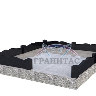 Гранитная ограда фигурная №4 - описание