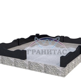 Гранитная ограда фигурная №5 - описание