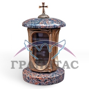 Лампада гранитная с дверцей - описание