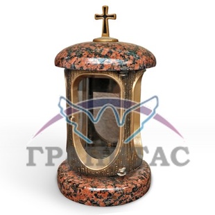 Лампада гранитная с дверцей - описание