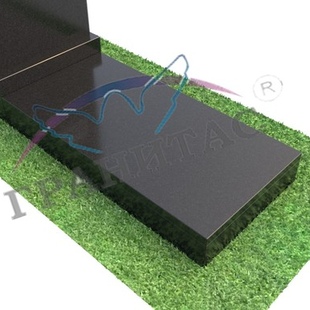 Плита 100х50х3 см заподлицо - описание