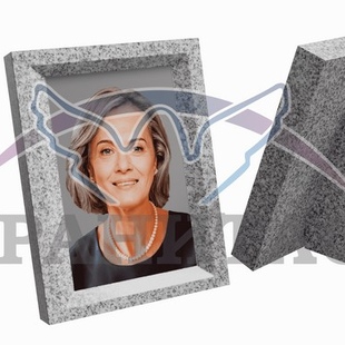 Рамка гранитная для фотомедальона - описание