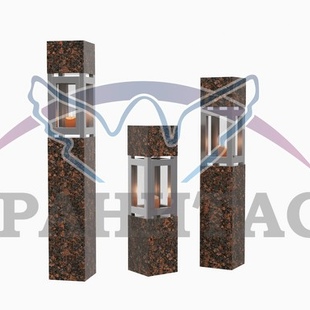 Лампада высокая гранитная - описание