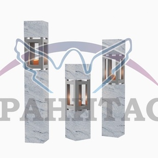 Лампада высокая гранитная - описание