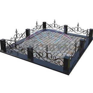 Кованая ограда №12 - описание