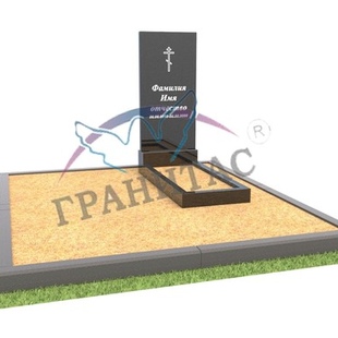 Благоустройство с тротуарным бордюром 1 - описание