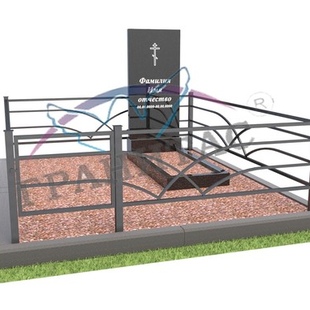 Благоустройство с тротуарным бордюром 6 - описание