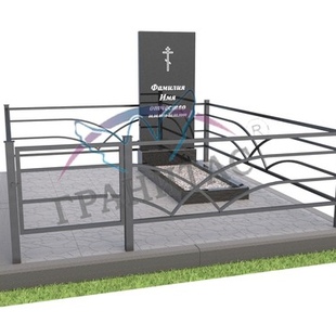 Благоустройство с тротуарным бордюром 8 - описание