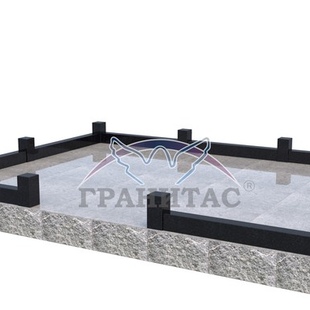 Гранитная ограда №1 Месторождение: Карелия - описание