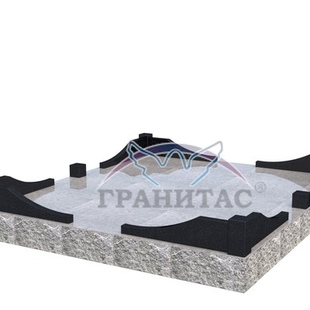 Гранитная ограда фигурная №26 - описание