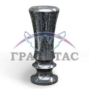 Ваза гранитная 25 см - описание