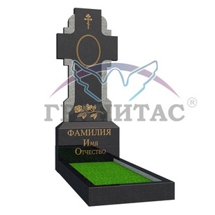 Крест гранитный МЕ- 204 Месторождение: КАРЕЛИЯ - описание