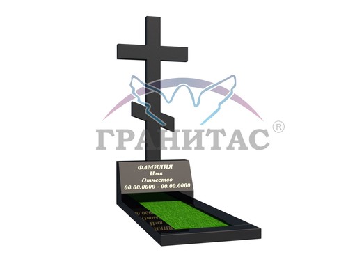 Крест гранитный КП-2 Месторождение: КАРЕЛИЯ - фото