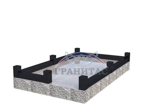 Гранитная ограда №1 Месторождение: КАРЕЛИЯ - описание