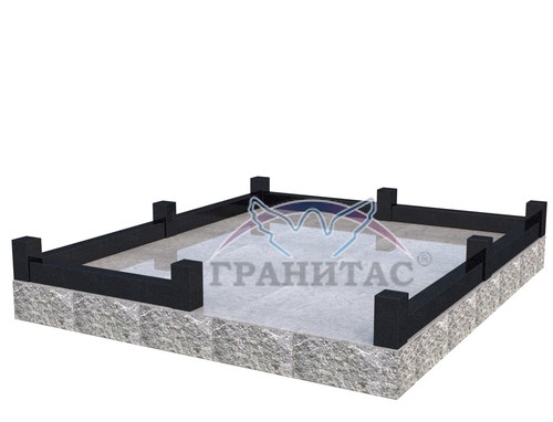 Гранитная ограда №1 Месторождение: КАРЕЛИЯ - описание