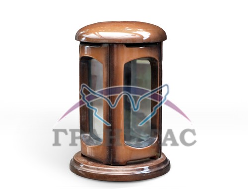 Лампада из полимербетона - фото