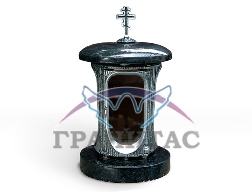 Лампада гранитная с дверцей - описание