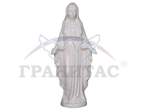 Скульптура №104л белая - фото