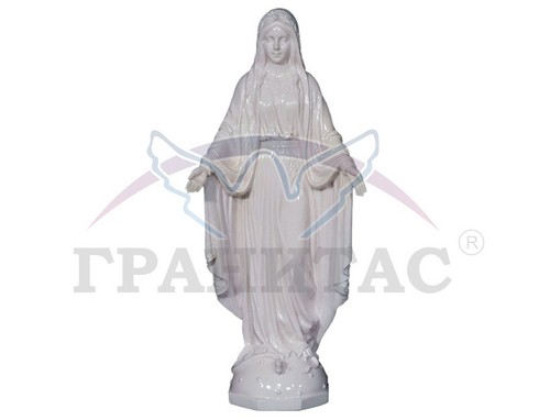 Скульптура №106л белая - фото