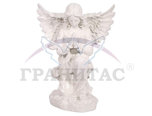 Скульптура №109л белая - фото