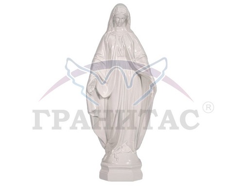 Скульптура №110л белая - фото