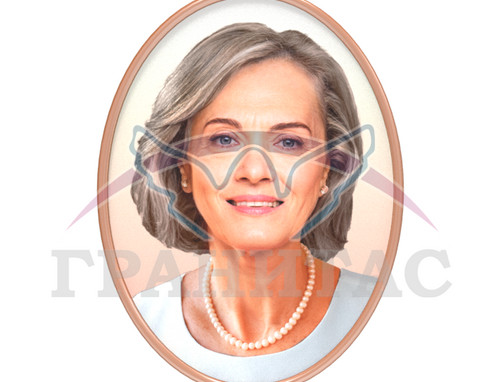 Медальон керамический - фото