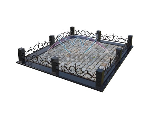 Кованая ограда №4 - фото