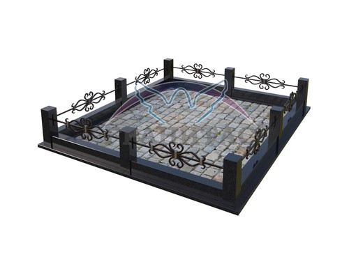 Кованая ограда №6 - фото