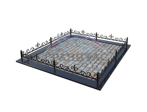 Кованая ограда №7 - фото