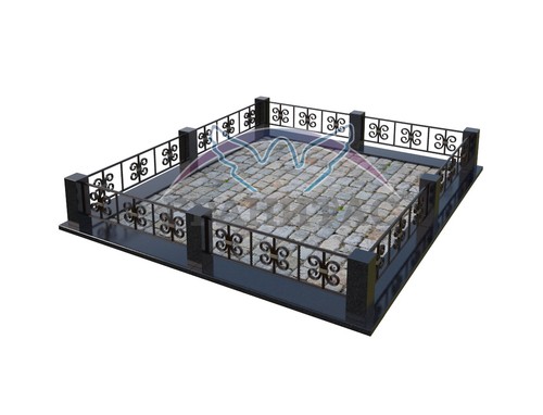 Кованая ограда №8 - фото