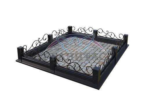 Кованая ограда №10 - фото