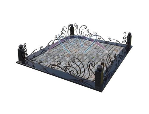 Кованая ограда №11 - фото