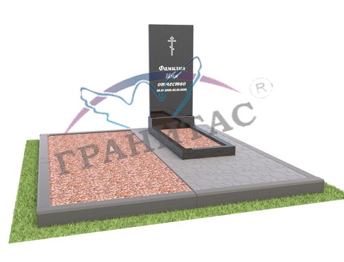 Благоустройство с тротуарным бордюром 3 - фото