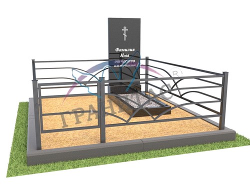 Благоустройство с тротуарным бордюром 5 - фото