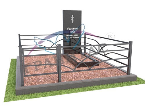 Благоустройство с тротуарным бордюром 6 - фото