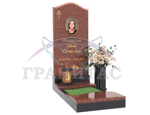 Памятник МЕ-34 Лезниковский и габбро - фото