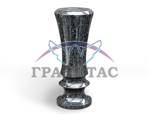 Ваза гранитная 25 см - фото
