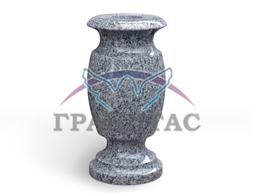 Ваза гранитная 25 см - фото
