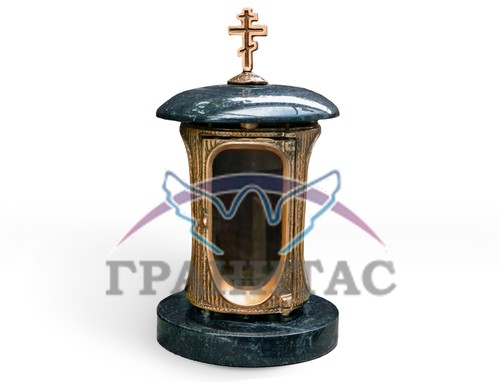 Лампада гранитная с дверцей - описание