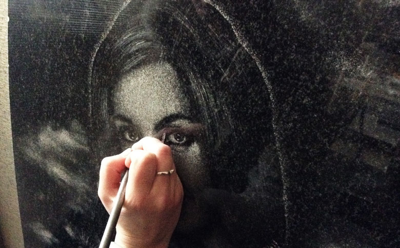 Ручная гравировка портрета